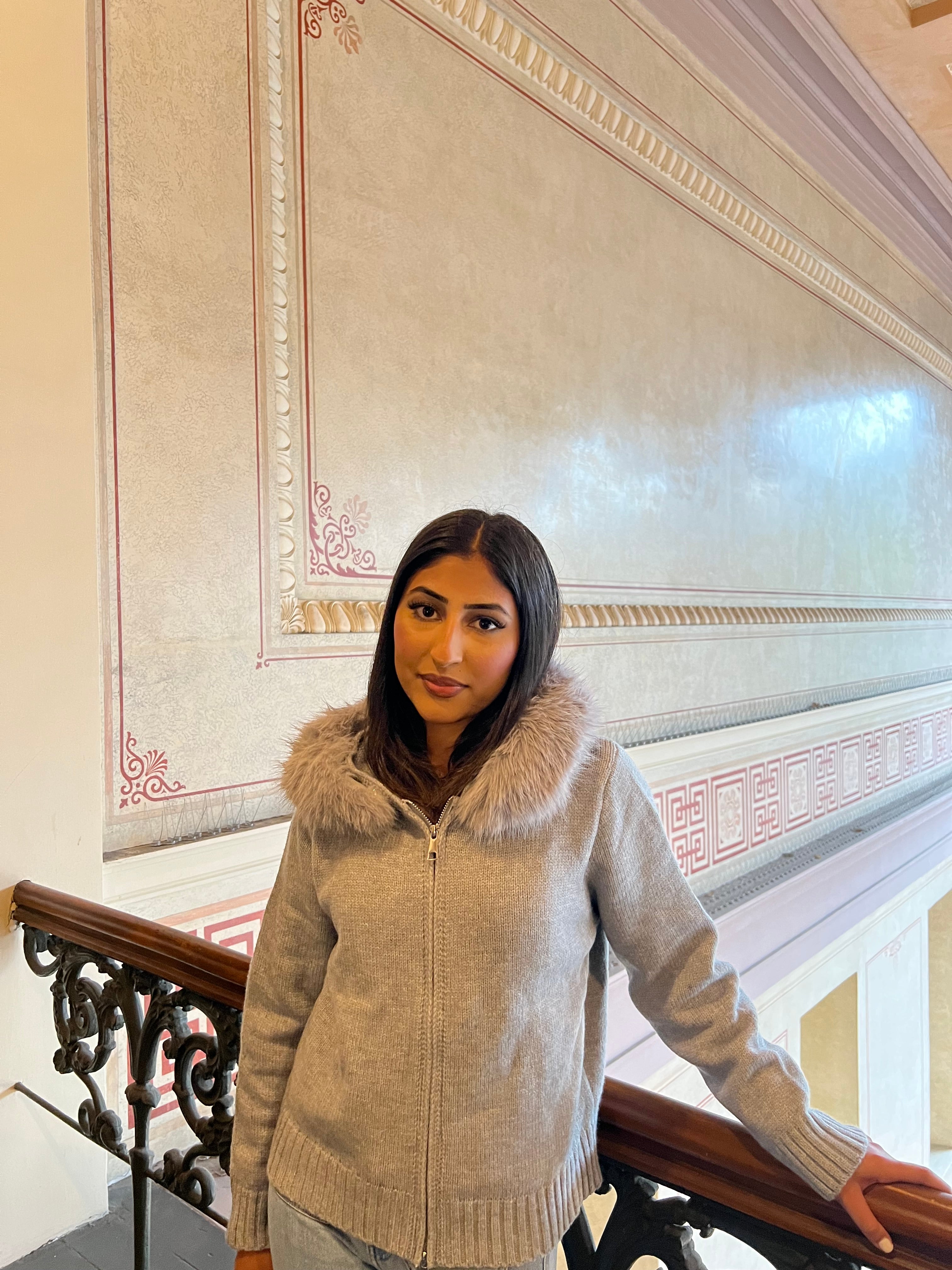 Fur Jacket - Grey