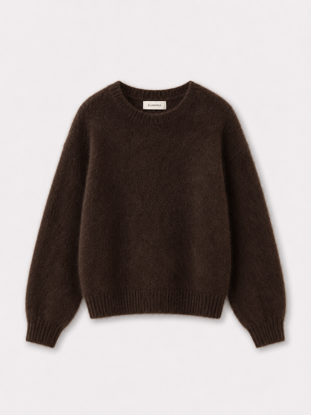 The Amélie Mohair Sweater — Chocolate