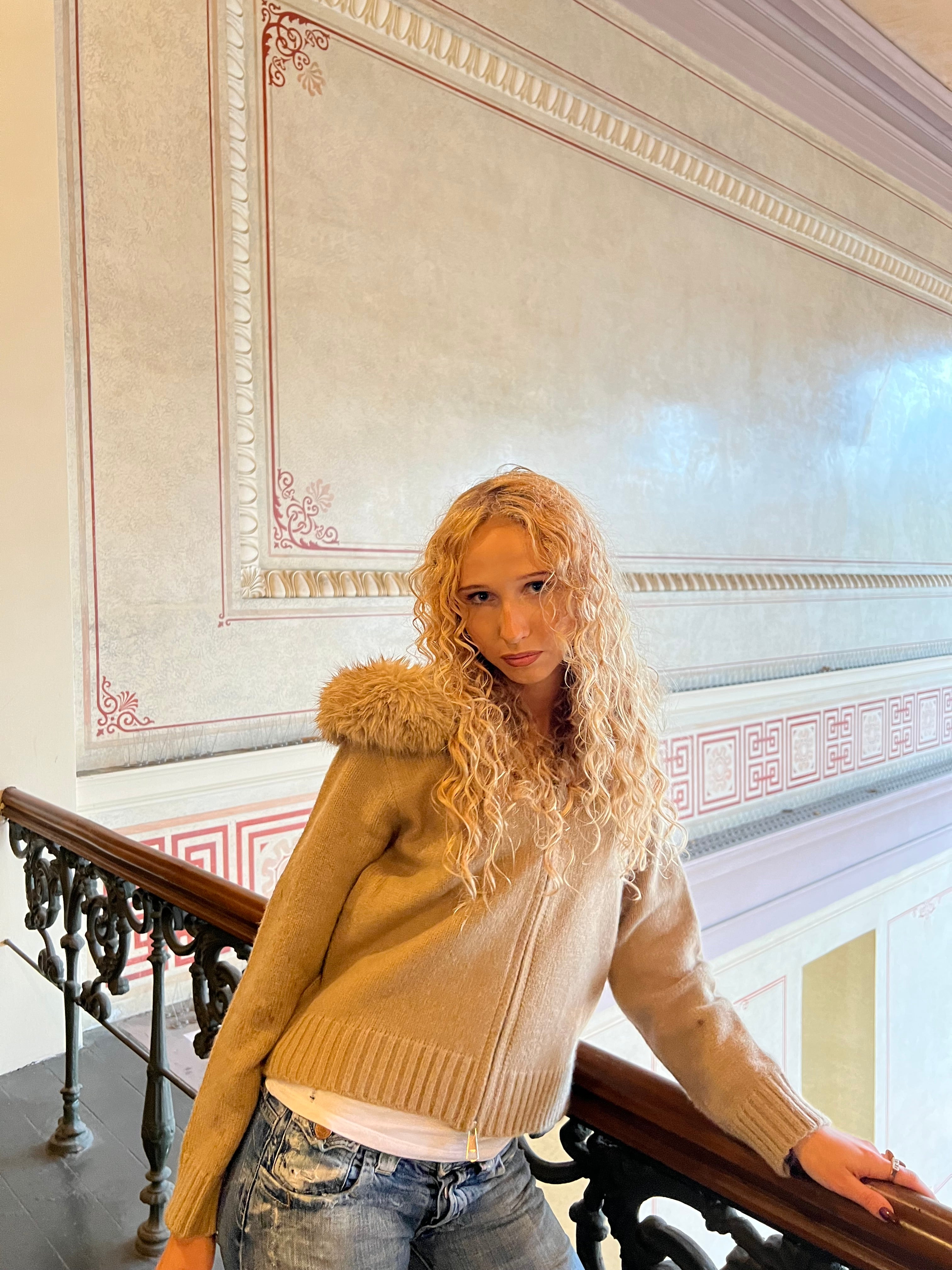 Fur Jacket - Beige