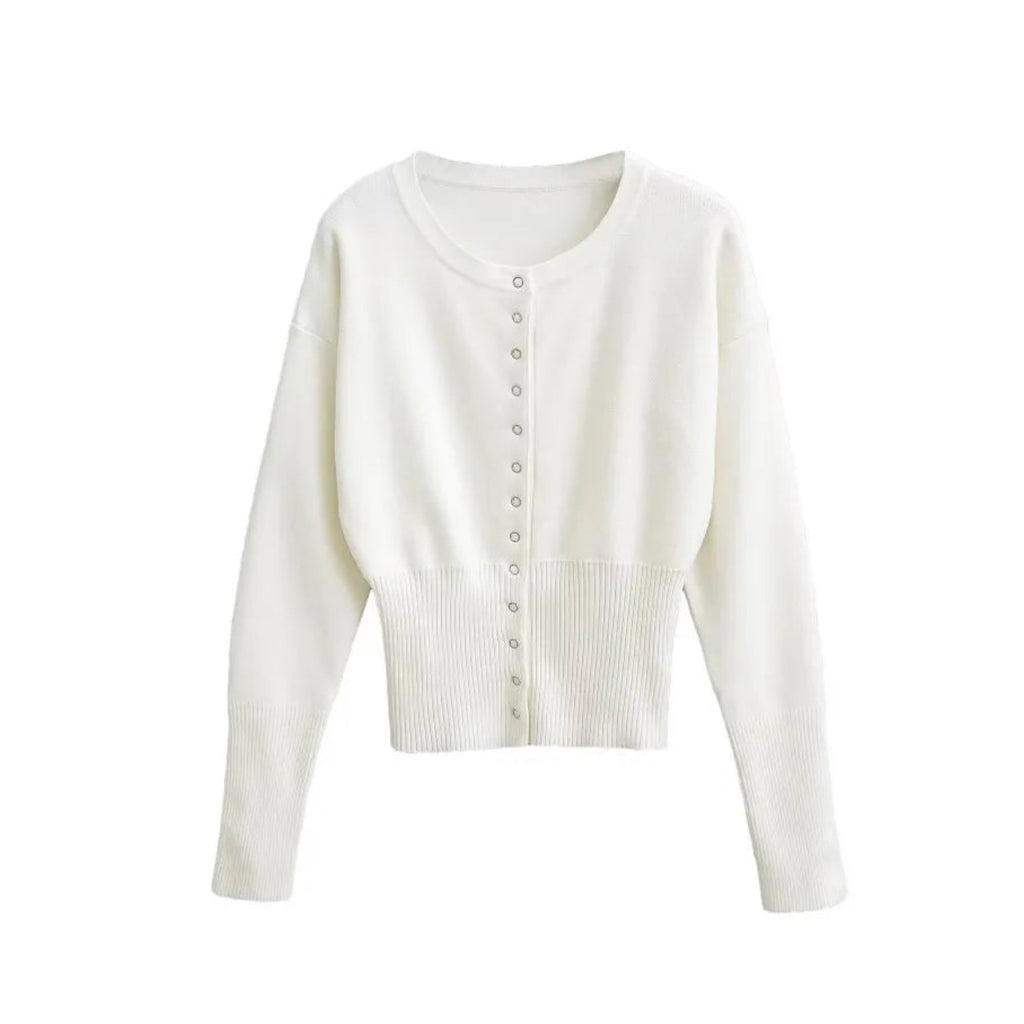 Ama Cardigan - White