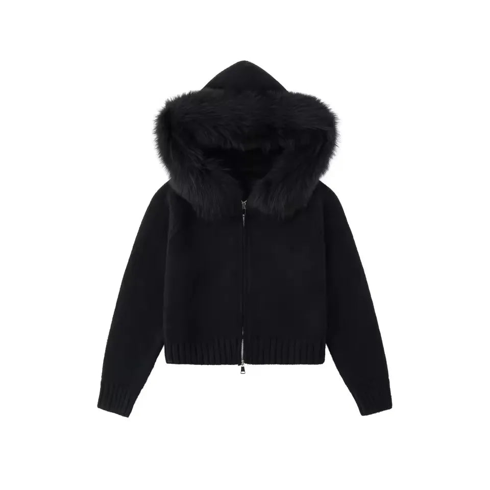 Fur Jacket - Black